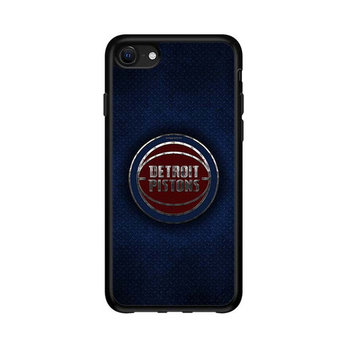 Detroit Pistons Metallic iPhone 16e Case