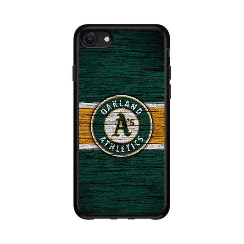 Oakland Athletics Wooden Pattern iPhone 16e Case