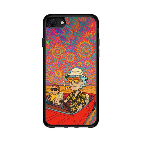 Rick and Morty Psychedelic Vibe iPhone 16e Case