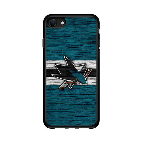 San Jose Sharks Wooden Pattern iPhone 16e Case