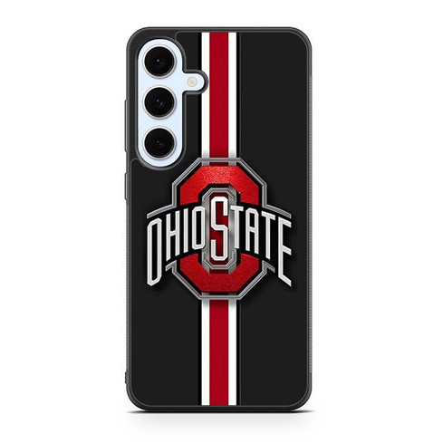 Ohio State Buckeyes Logo Red Stripe Samsung Galaxy S24 Case