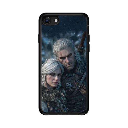 The Witcher III Geralt and Ciri iPhone 16e Case