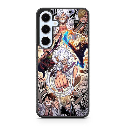 One Piece Luffy Zoro and Sanji Samsung Galaxy S24 Case