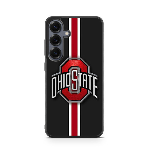 Ohio State Buckeyes Logo Red Stripe Samsung Galaxy S26 Case