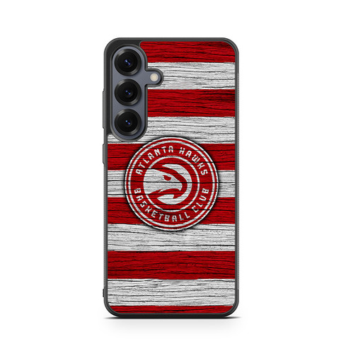 Atlanta Hawks Wooden Pattern Samsung Galaxy S26 Case