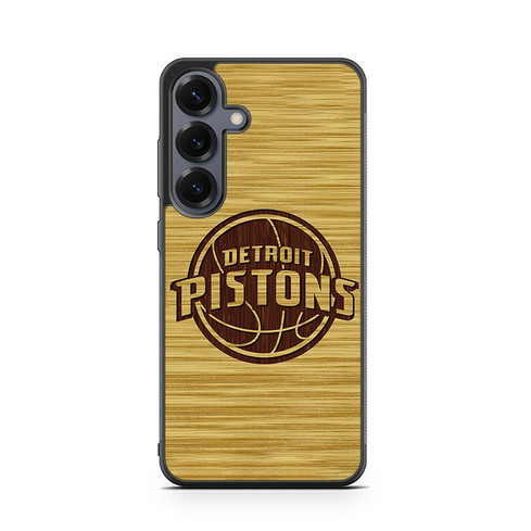 Detroit Pistons Wooden Pattern 01 Samsung Galaxy S26 Case