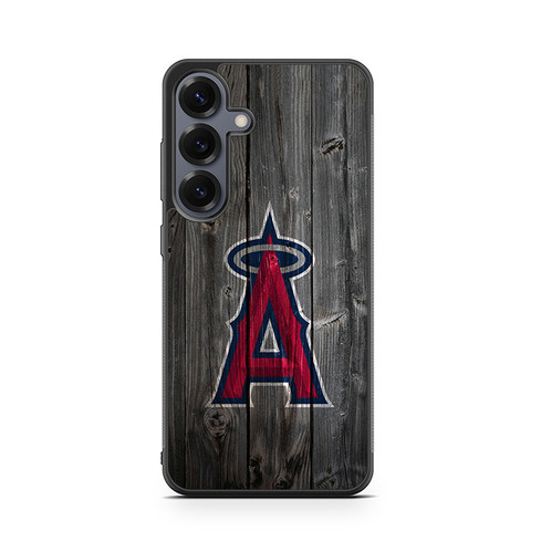 Los Angeles Angels Wooden Pattern Samsung Galaxy S26 Case