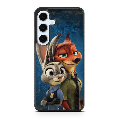 Zootopias Hopps and Nick Brave Hearts Samsung Galaxy S24 Case