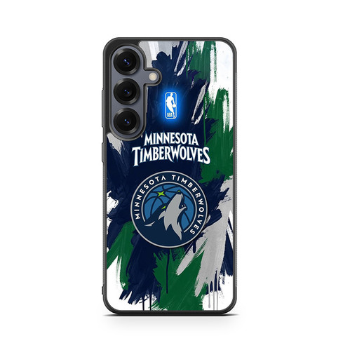Minnesota Timberwolves Wolf and North Samsung Galaxy S26 Case