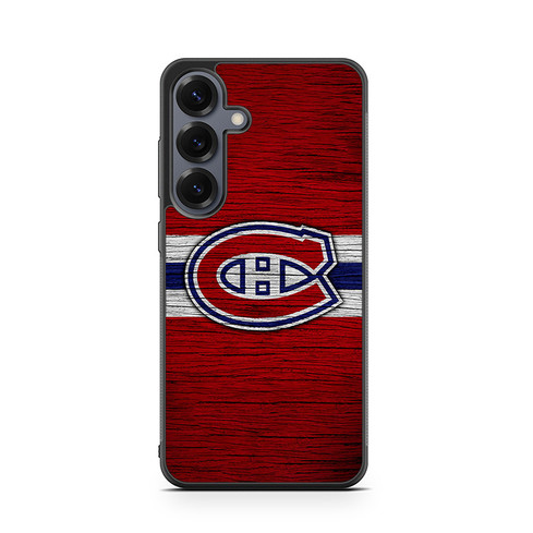 Montreal Canadiens Wooden Pattern Samsung Galaxy S26 Case