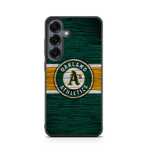 Oakland Athletics Wooden Pattern Samsung Galaxy S26 Case