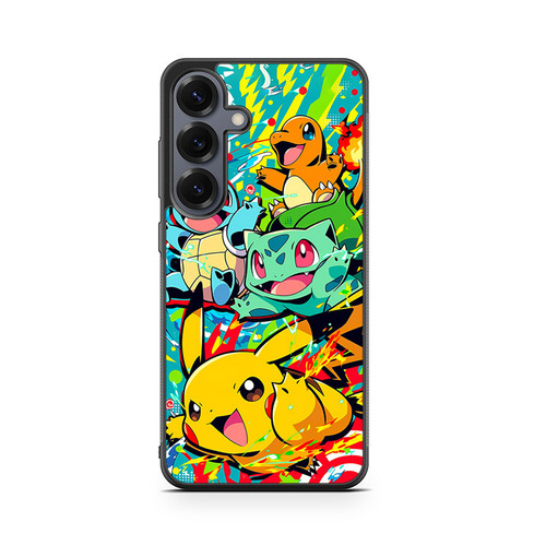 Pokemon Bulbasaur Charmander Squirtl and  Pikachu Samsung Galaxy S26 Case