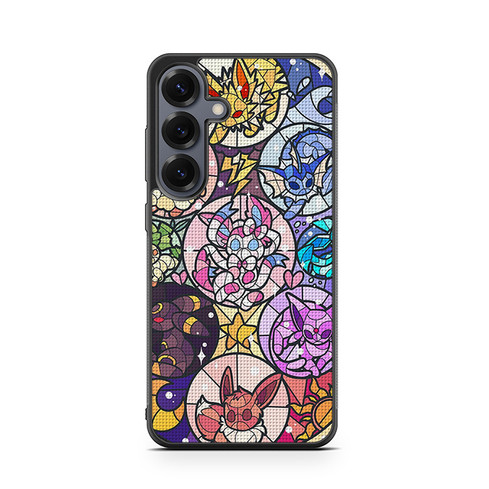 Pokemon Stained Glass Look Samsung Galaxy S26 Case