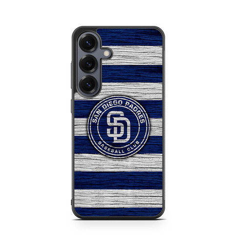 San Diego Padres Wooden Pattern Samsung Galaxy S26 Case