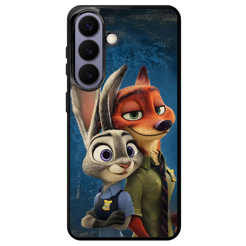 Zootopias Hopps and Nick Brave Hearts Samsung Galaxy S26+ Case