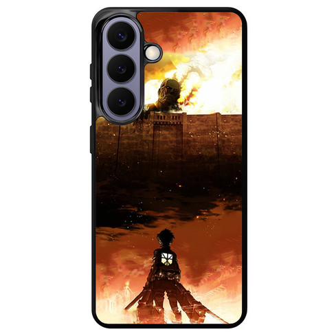 Attack on Titan Eren Yeager Samsung Galaxy S26+ Case