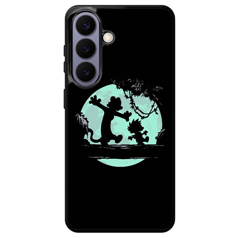 Calvin and Hobbes Play At Night Samsung Galaxy S26+ Case
