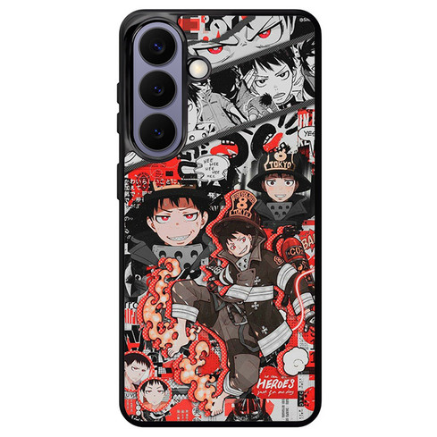 Fire Force Collage Shinra Kusakabe Samsung Galaxy S26+ Case