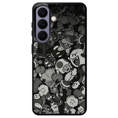 Mario Luigi Bowser Toad Boo and Wario Samsung Galaxy S26+ Case