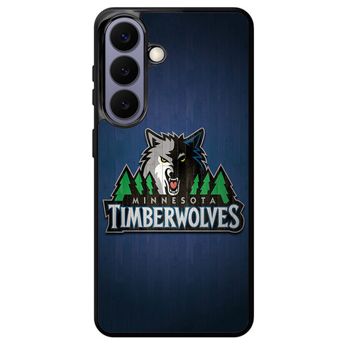 Minnesota Timberwolves Wooden Pattern Samsung Galaxy S26+ Case