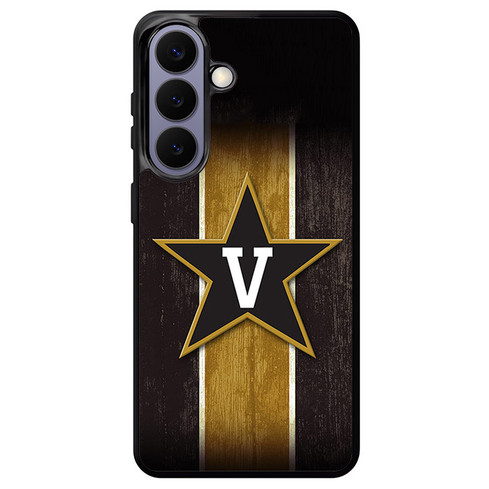 Vanderbilt Commodores Wooden Pattern Samsung Galaxy S26+ Case