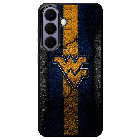West Virginia Mountaineers Asphalt Texture Samsung Galaxy S26+ Case