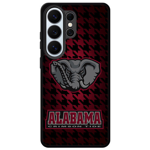 Alabama Crimson Tide Houndstooth 02 Samsung Galaxy S26 Ultra Case
