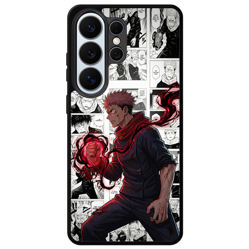 Jujutsu Kaisen Yuji Black Flash Samsung Galaxy S26 Ultra Case