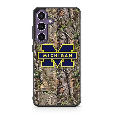 Michigan Wolverines Camouflage Samsung Galaxy S23 Case