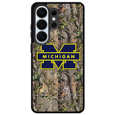 Michigan Wolverines Camouflage Samsung Galaxy S26 Ultra Case
