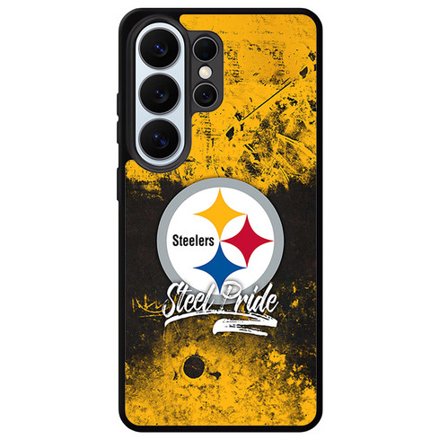 Steeler Pride Grunge Samsung Galaxy S26 Ultra Case