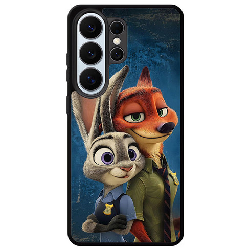 Zootopias Hopps and Nick Brave Hearts Samsung Galaxy S26 Ultra Case