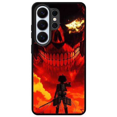 Attack on Titan Mikasa Vs Titan Samsung Galaxy S26 Ultra Case