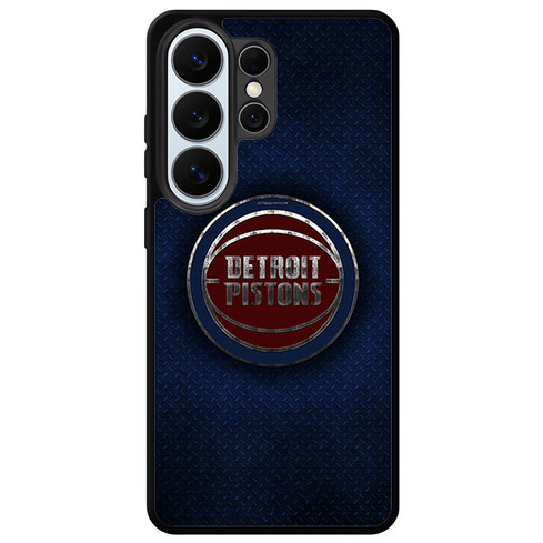 Detroit Pistons Metallic Samsung Galaxy S26 Ultra Case