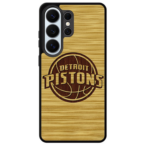 Detroit Pistons Wooden Pattern 01 Samsung Galaxy S26 Ultra Case