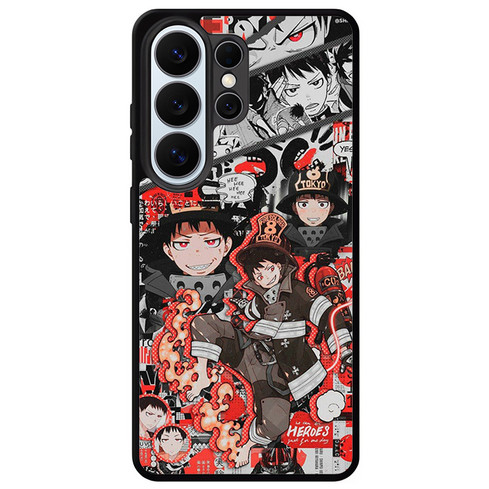 Fire Force Collage Shinra Kusakabe Samsung Galaxy S26 Ultra Case
