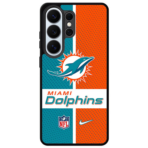 Miami Dolphins Cool Samsung Galaxy S26 Ultra Case