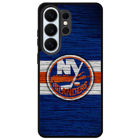 New York Islanders Wooden Pattern Samsung Galaxy S26 Ultra Case