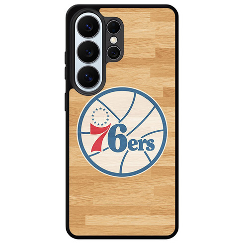 Philadelphia 76ers Wooden Pattern Samsung Galaxy S26 Ultra Case