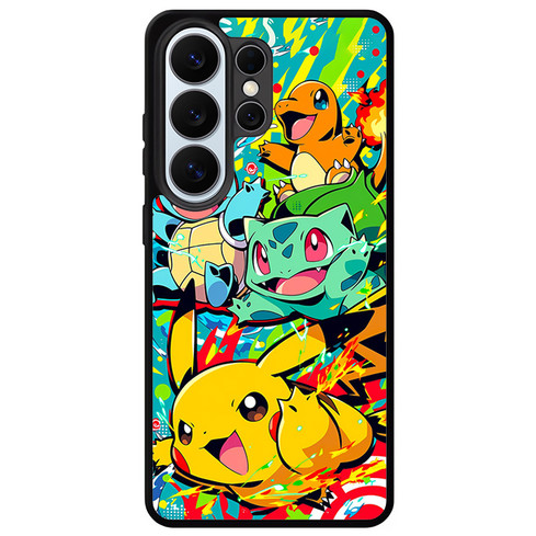 Pokemon Bulbasaur Charmander Squirtl and  Pikachu Samsung Galaxy S26 Ultra Case