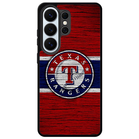 Texas Rangers Wooden Texture Samsung Galaxy S26 Ultra Case