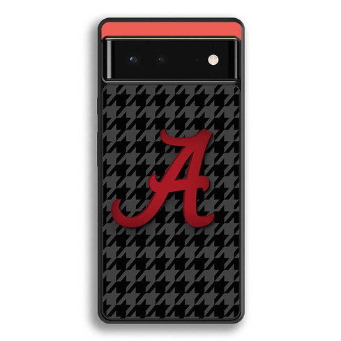 Alabama Crimson Tide Houndstooth 01 Motorola Google Pixel 6 Case