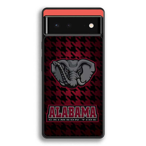 Alabama Crimson Tide Houndstooth 02 Motorola Google Pixel 6 Case