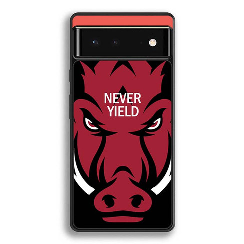 Arkansas Razorbacks Never Yield Motorola Google Pixel 6 Case
