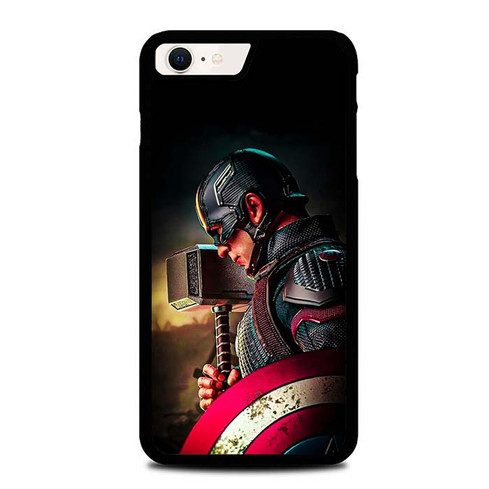 Captain America Wielding Mjolnir iPhone SE 2022 Case