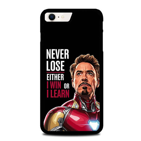 Iron Man Tony Stark Quotes iPhone SE 2022 Case