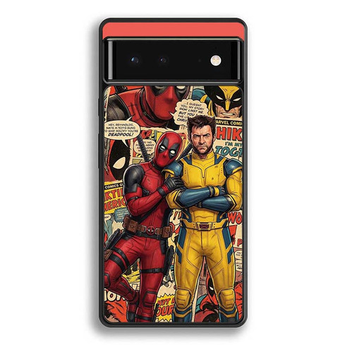 Deadpool x Wolverine Motorola Google Pixel 6 Case