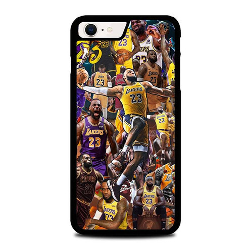 Lebron Lakers 23 Collages iPhone SE 2022 Case