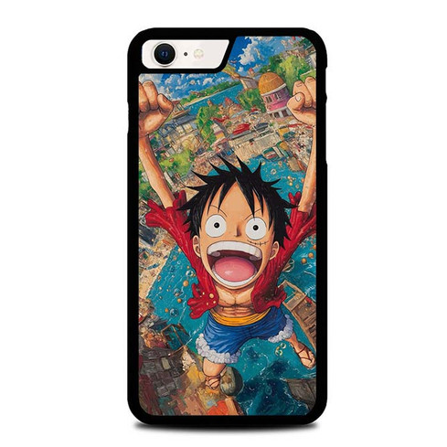 One Piece Luffy Grand Line Euphoria iPhone SE 2022 Case