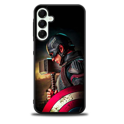 Captain America Wielding Mjolnir Samsung Galaxy A16 5G Case
